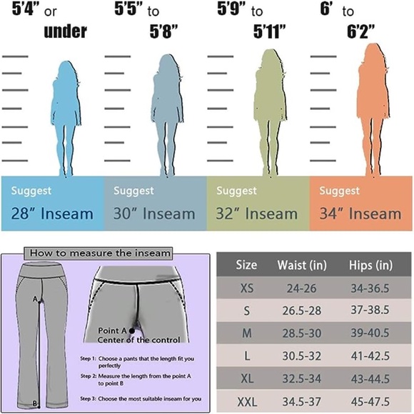 NEW XL G Gradual Women's Bootcut Yoga Pants High Waist Maroon Red - Picture 5 of 9